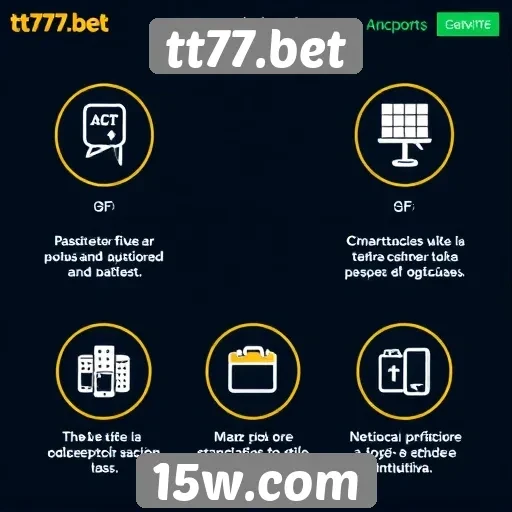 Características da interface do usuário no tt77.bet